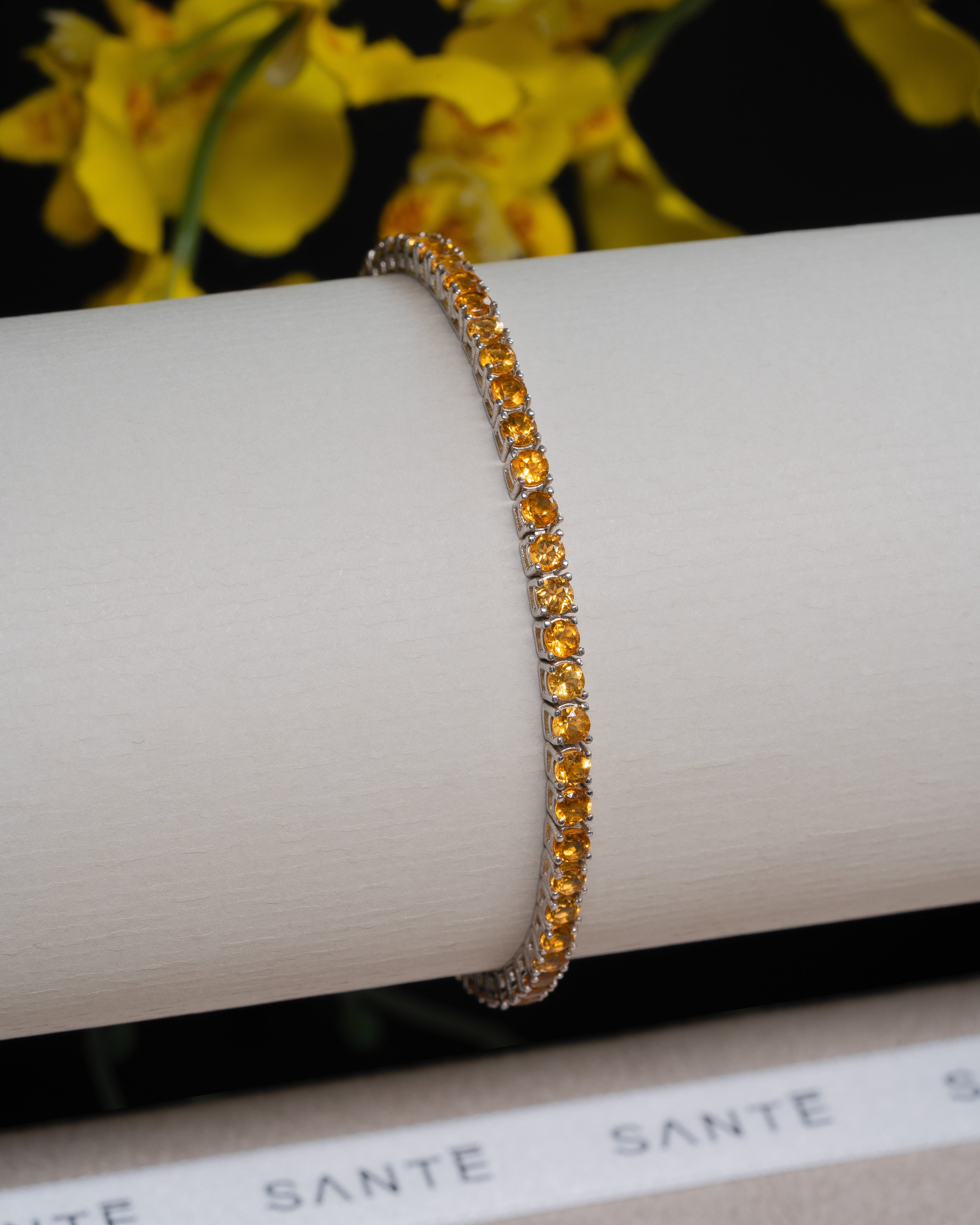 Pulseira Riviera Citrino 3mm